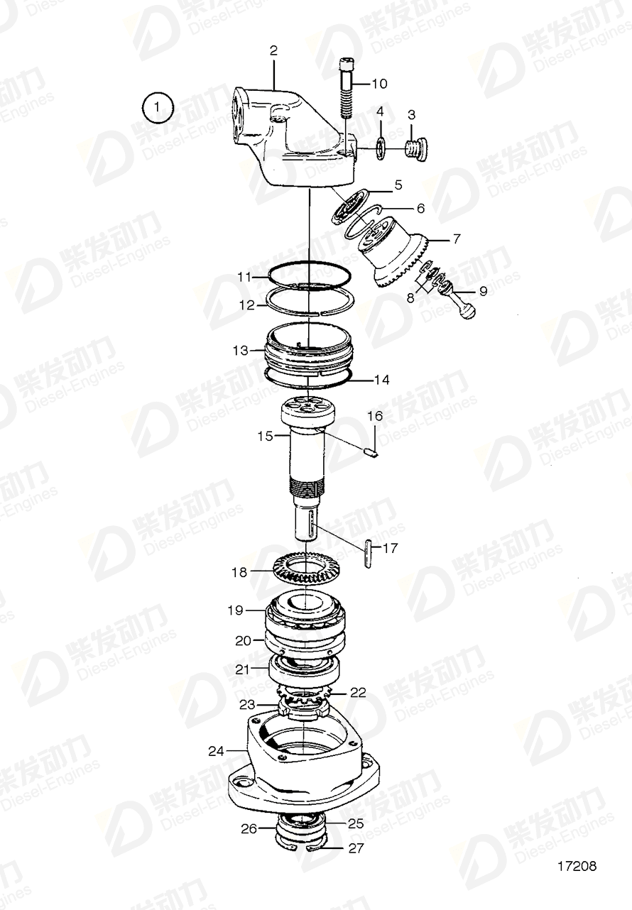 volvo penta O-ring 925257 Drawing volvo penta O-ring 925257 Drawing